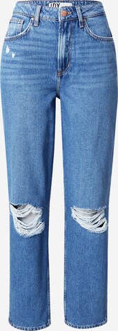 JDY Regular Jeans 'Bine' in Blauw: voorkant