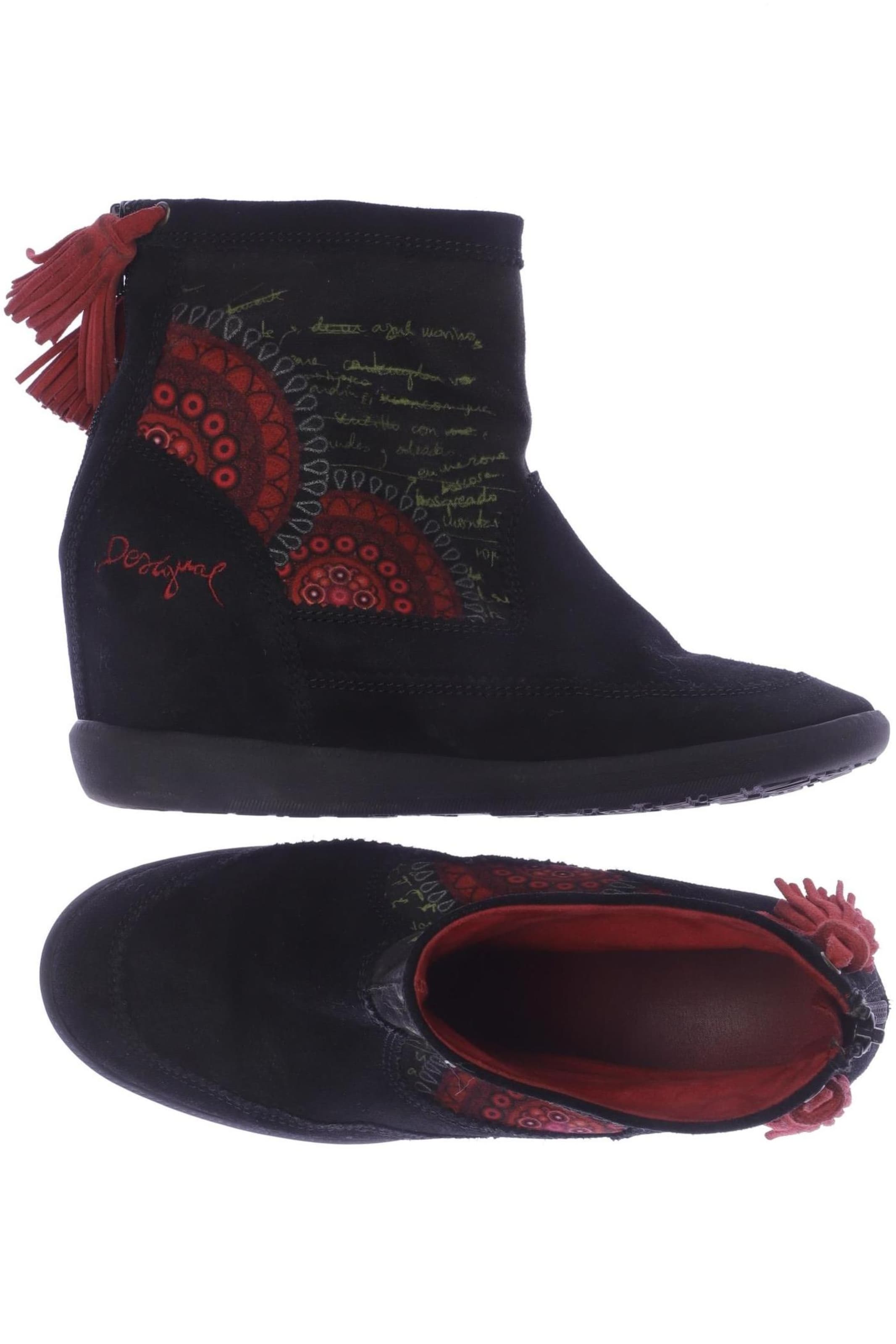 Desigual Dress Boots in 38 in Black: front