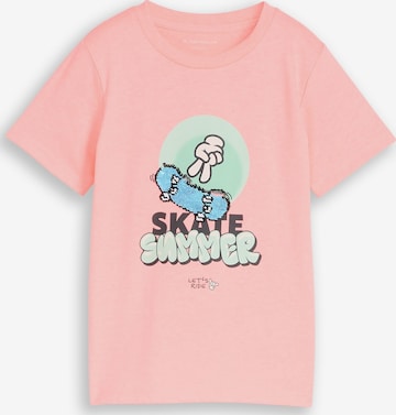 T-Shirt TOM TAILOR en rose : devant