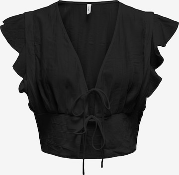 ONLY - Top 'ONLZeven' en negro: frente
