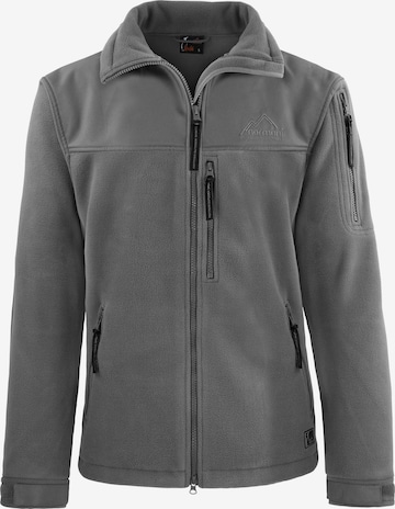 normani Athletic Fleece Jacket 'Roald' in Grey