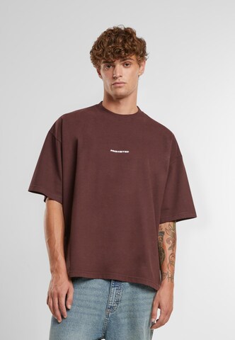 Prohibited - Camiseta en marrón: frente