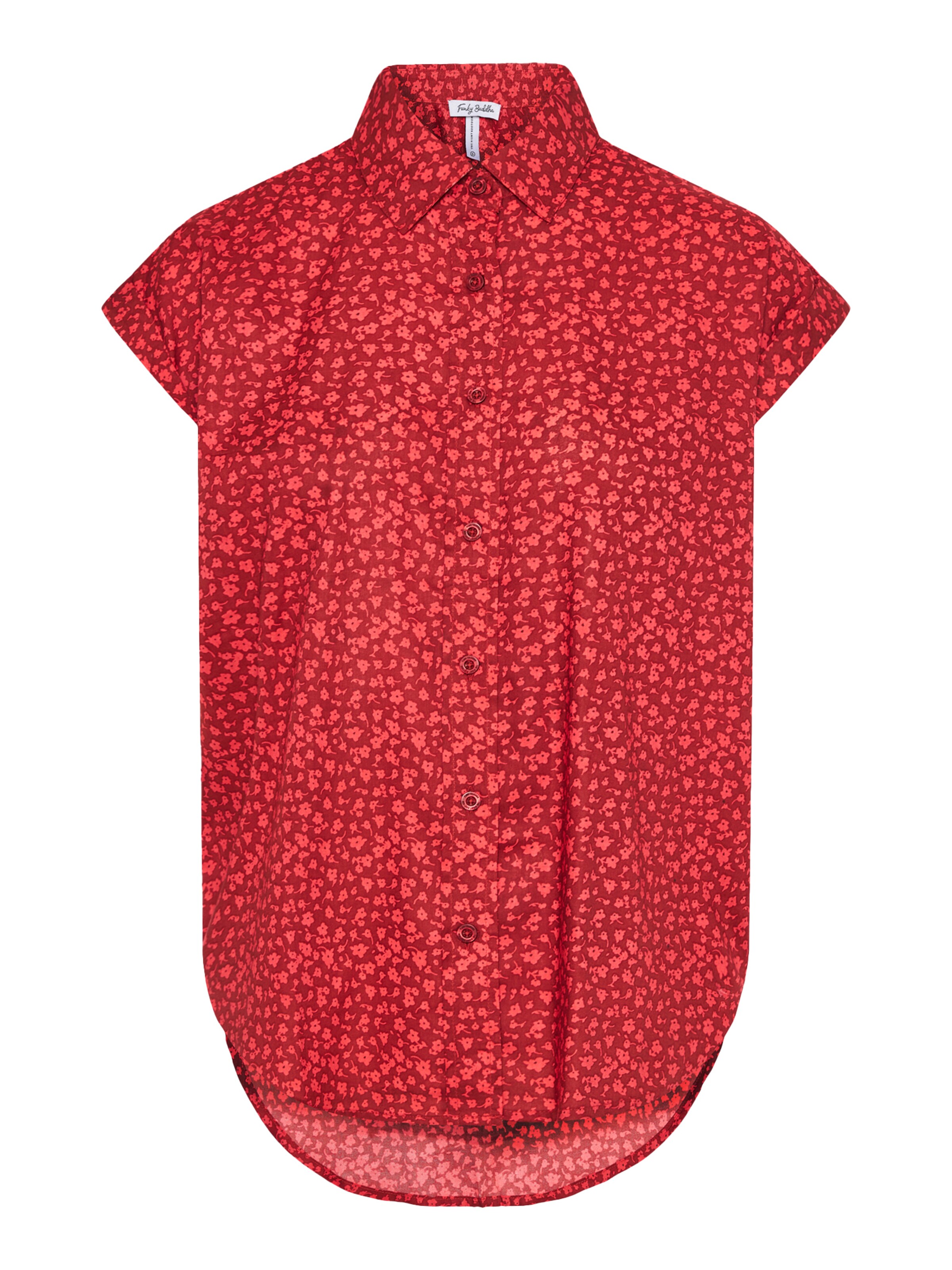 Funky Buddha - Blusa en rojo: frente