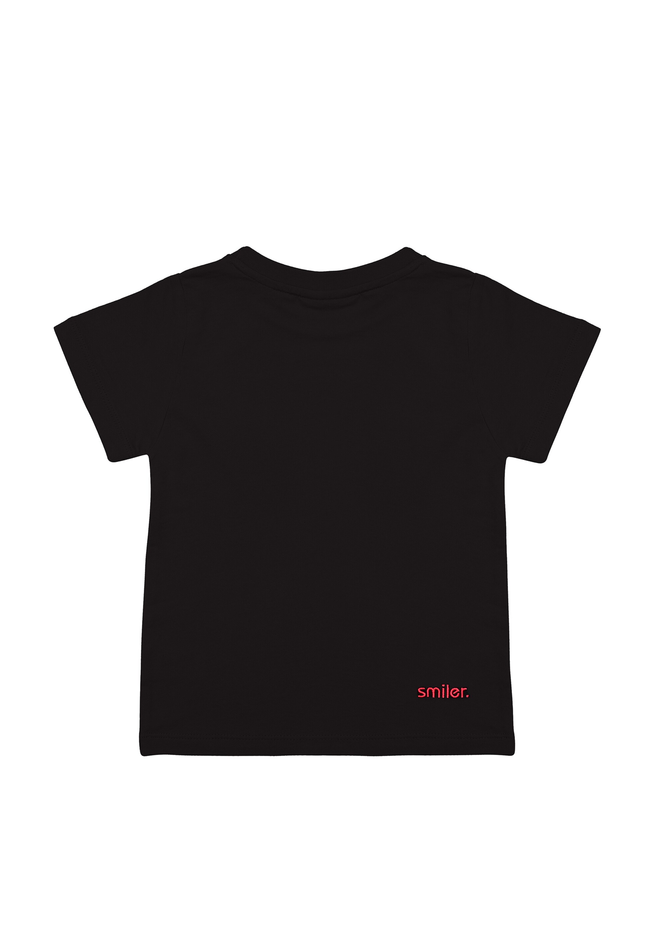 T-Shirt smiler. en noir