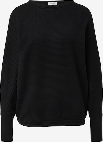 Pull-over s.Oliver en noir : devant