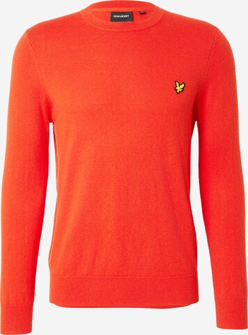 Lyle & Scott Svetr – oranžová: přední strana