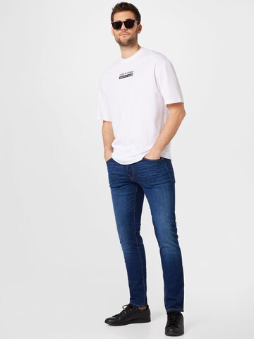 Coupe slim Jean 'Glenn' JACK & JONES en bleu