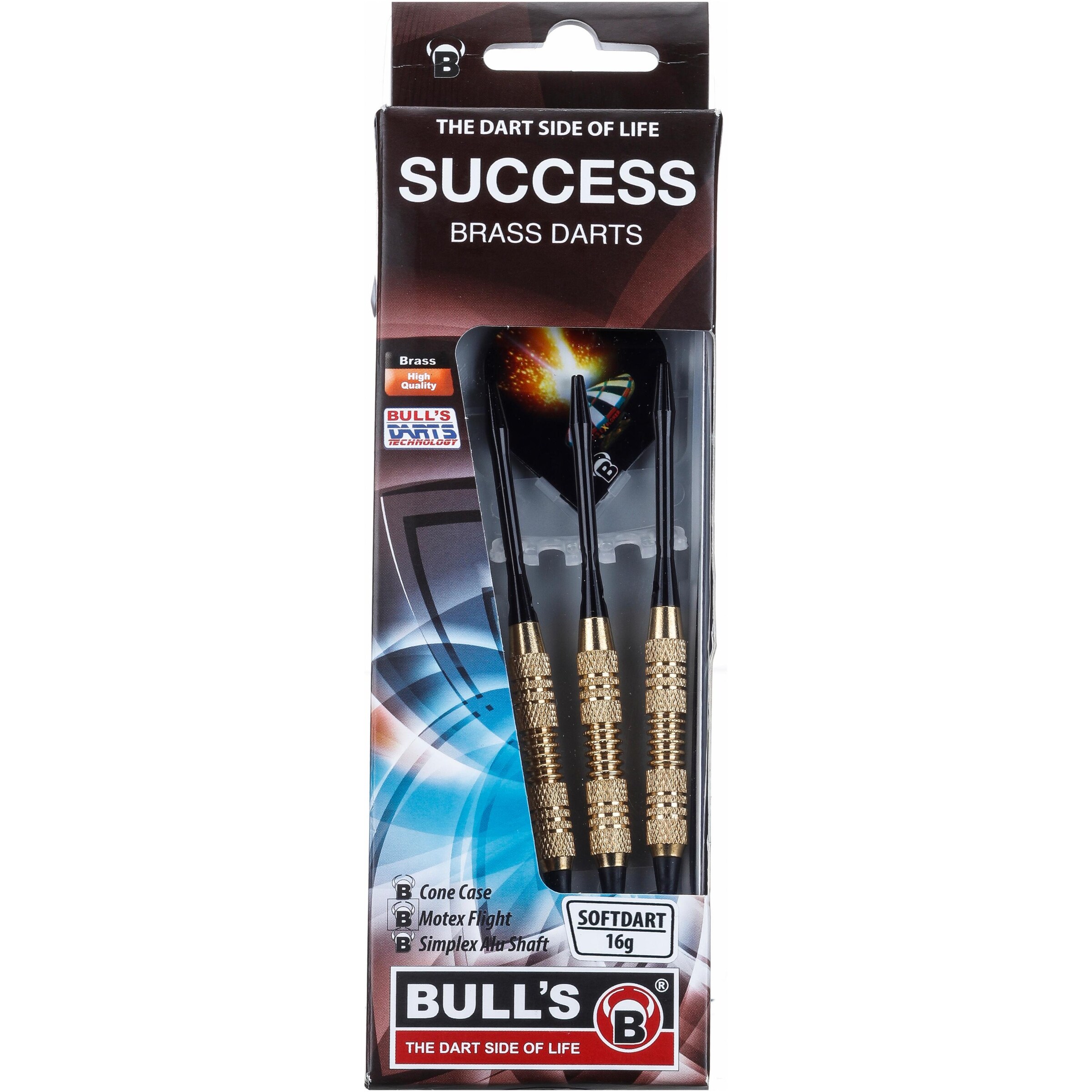 BULL'S Dartpfeil 'Success' in Bronze: Vorderseite
