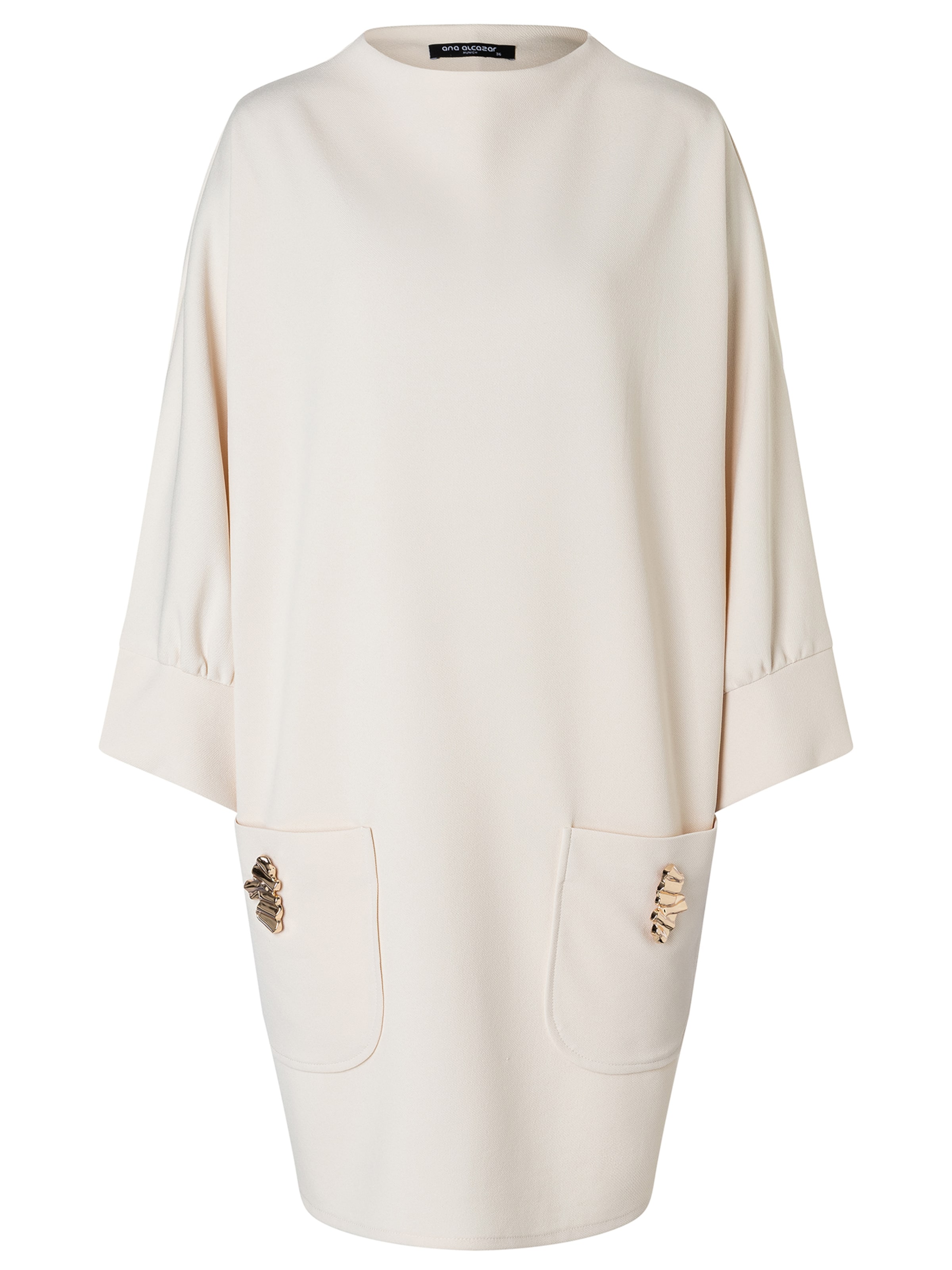 Ana Alcazar Jurk 'Adwera' in Wit: voorkant