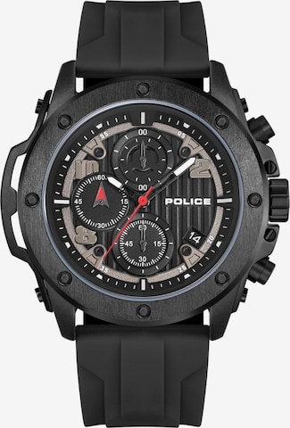 POLICE Analog watch 'Clout' in Black: front