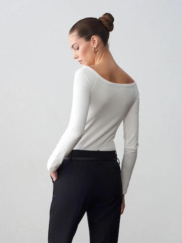 Shirtbody 'Blusen' Dilvin en blanc
