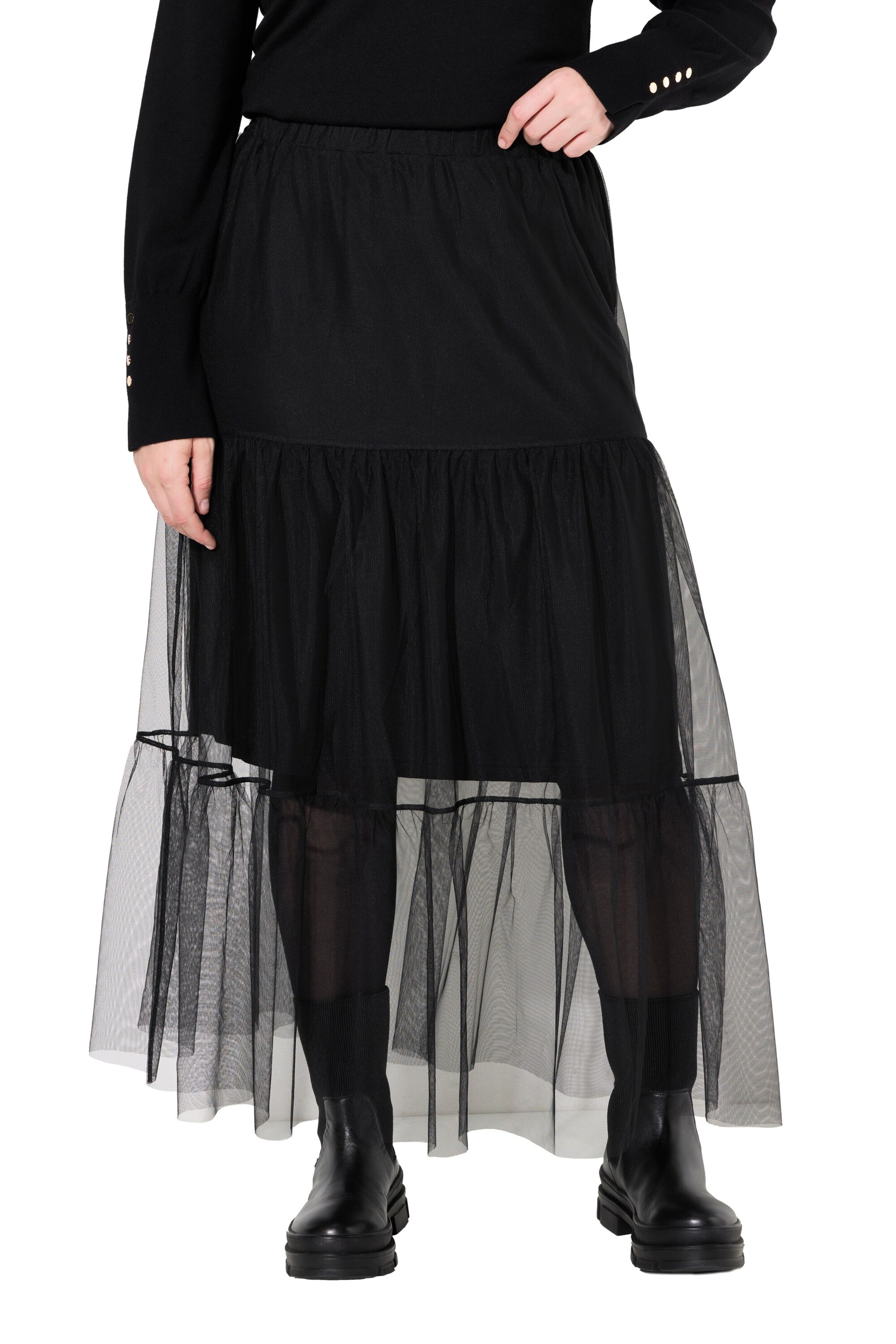 Ulla Popken Szoknyák - fekete: elől