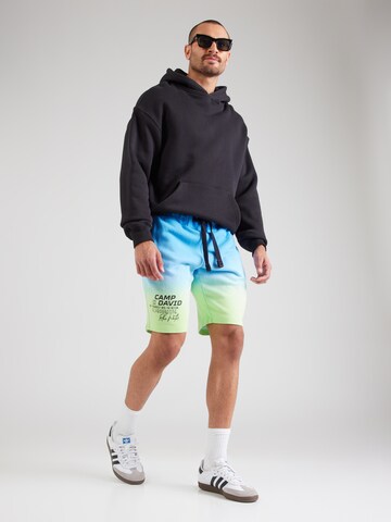CAMP DAVID Regular Broek in Geel