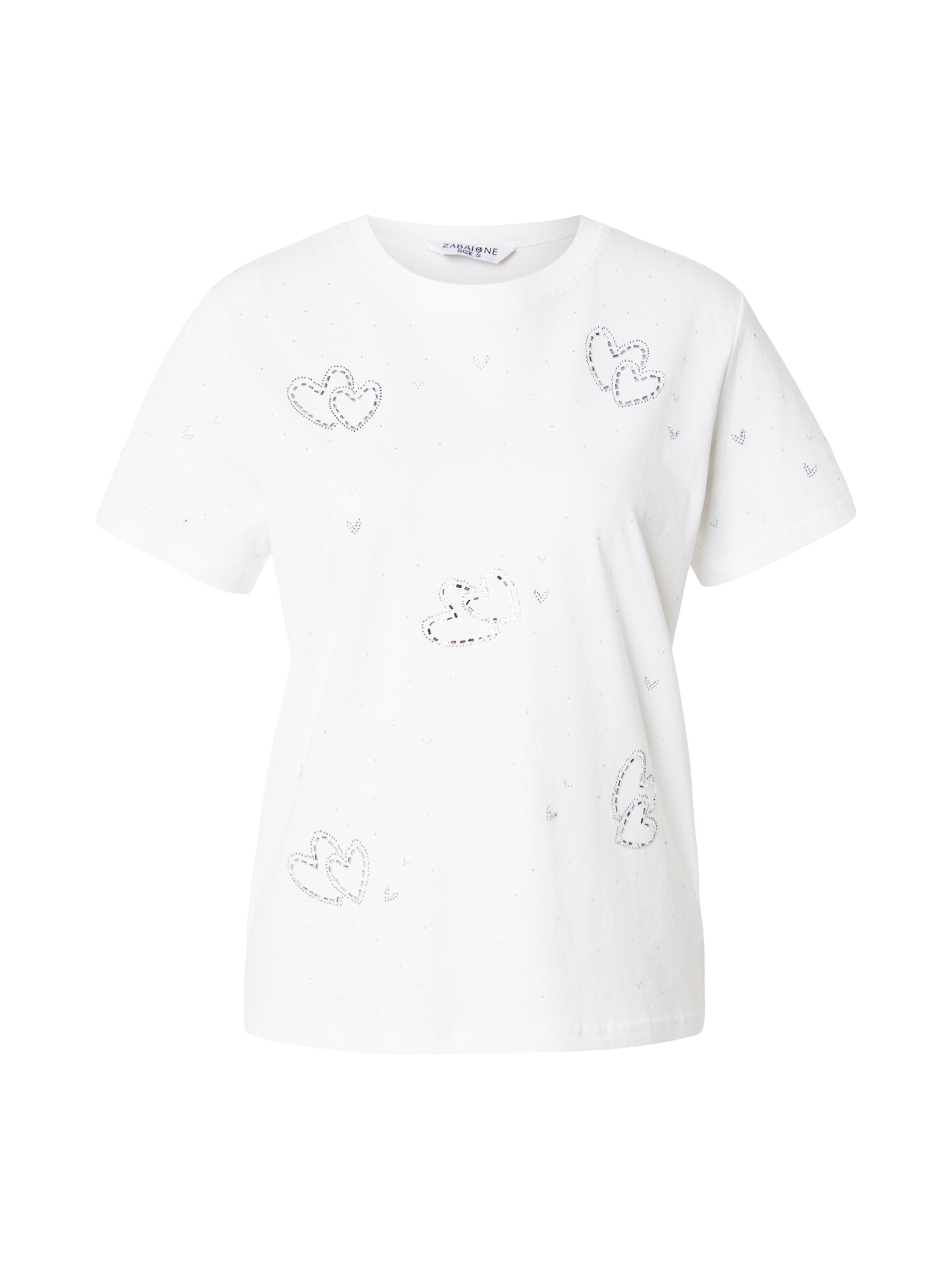 Maglietta 'Ni44na' di ZABAIONE in bianco: frontale