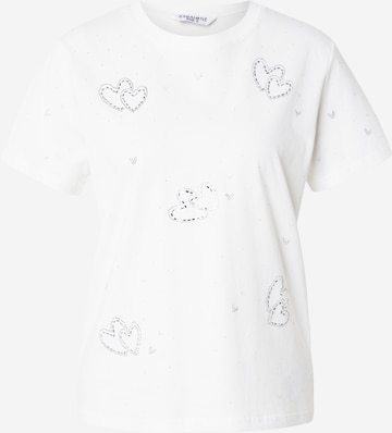 balta ZABAIONE Marškinėliai 'Ni44na': priekis