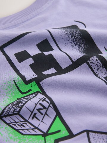T-Shirt 'Minecraft' Next en violet