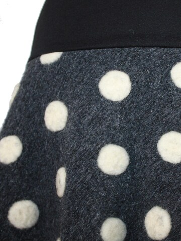 dunkle design Skirt 'A-Linie Wollwalk' in Grey