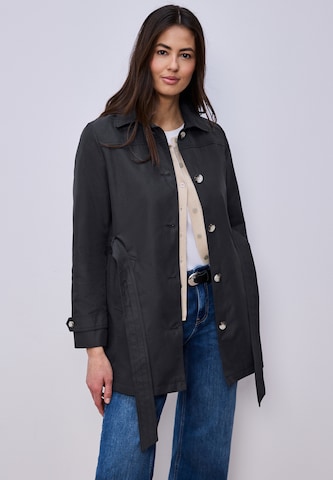 STREET ONE Between-Seasons Coat in Blue: front
