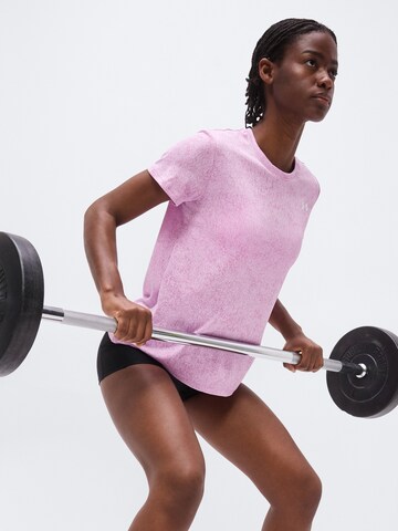 Tricou funcțional de la UNDER ARMOUR pe roz
