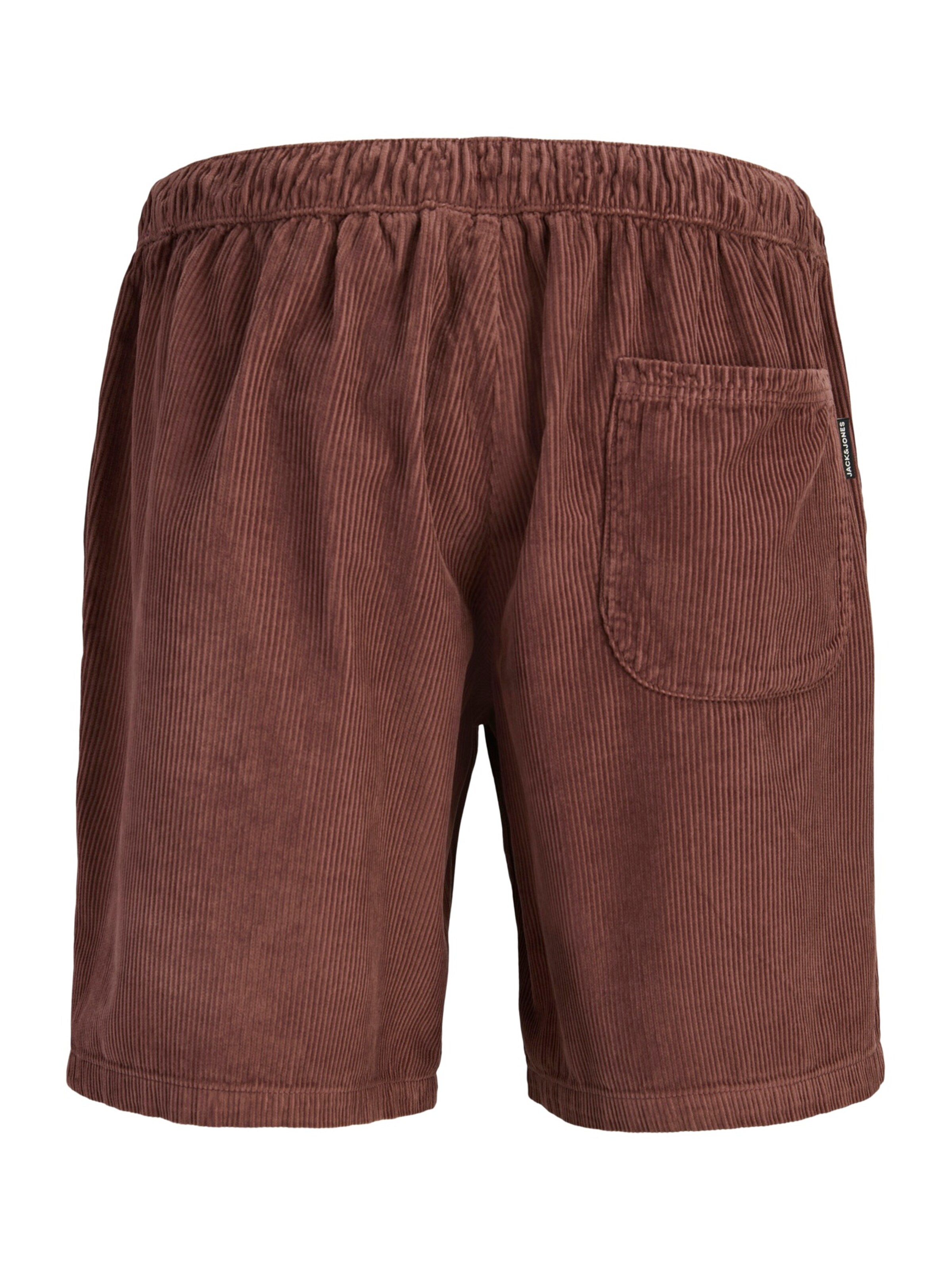 JACK & JONES Wide leg Trousers 'JPSTBILL' in Brown