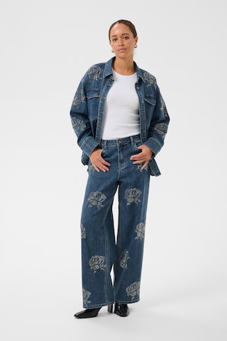 Wide Leg Jean 'KACastelia' Kaffe en bleu