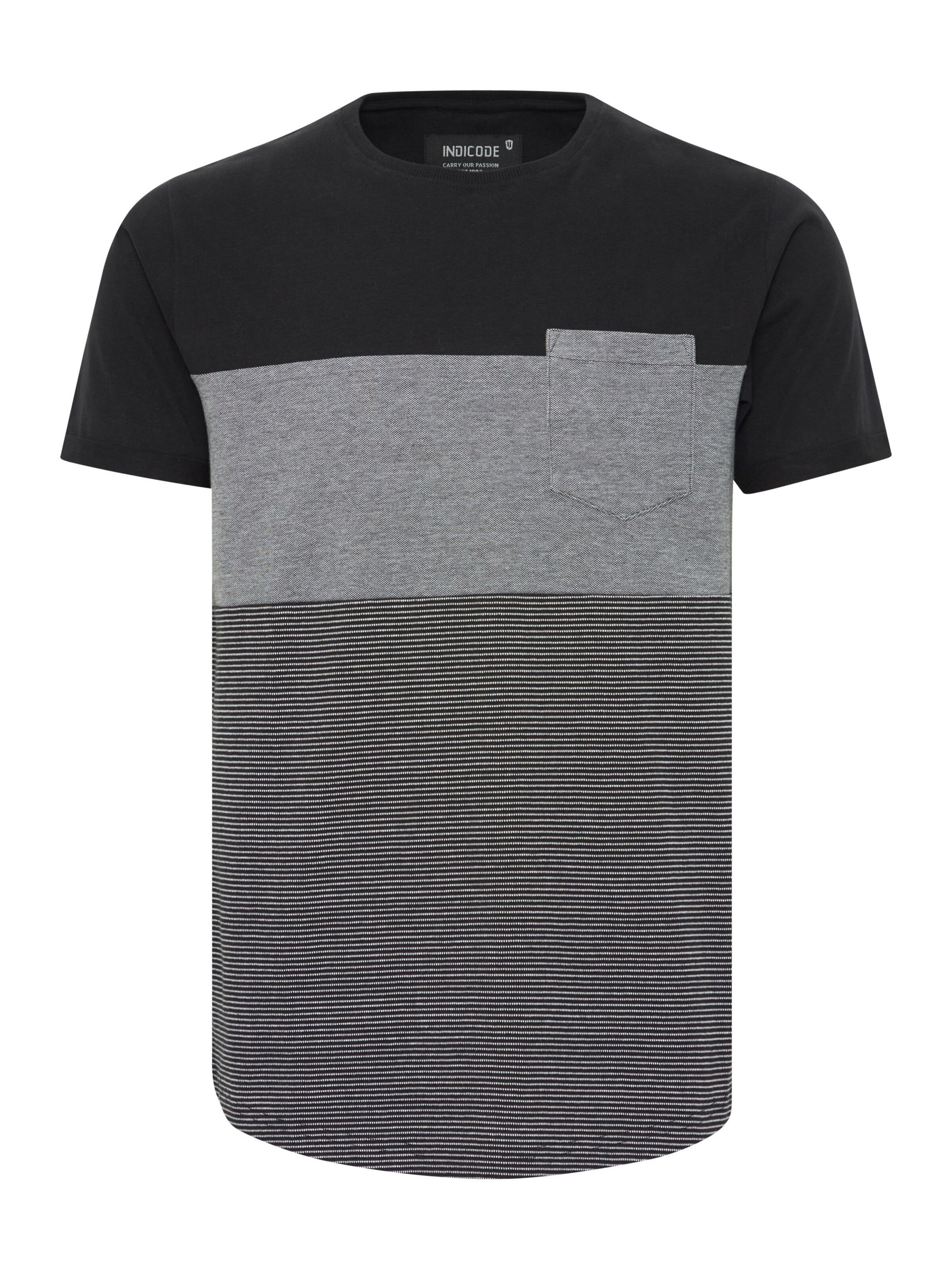 INDICODE JEANS Shirt in Grey: front