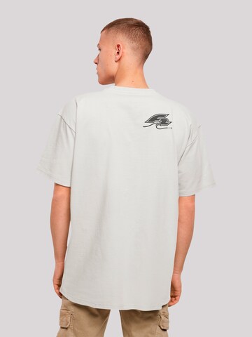 F2 Shirt 'F2 Be Free Surfer Style Sommer' in Grey