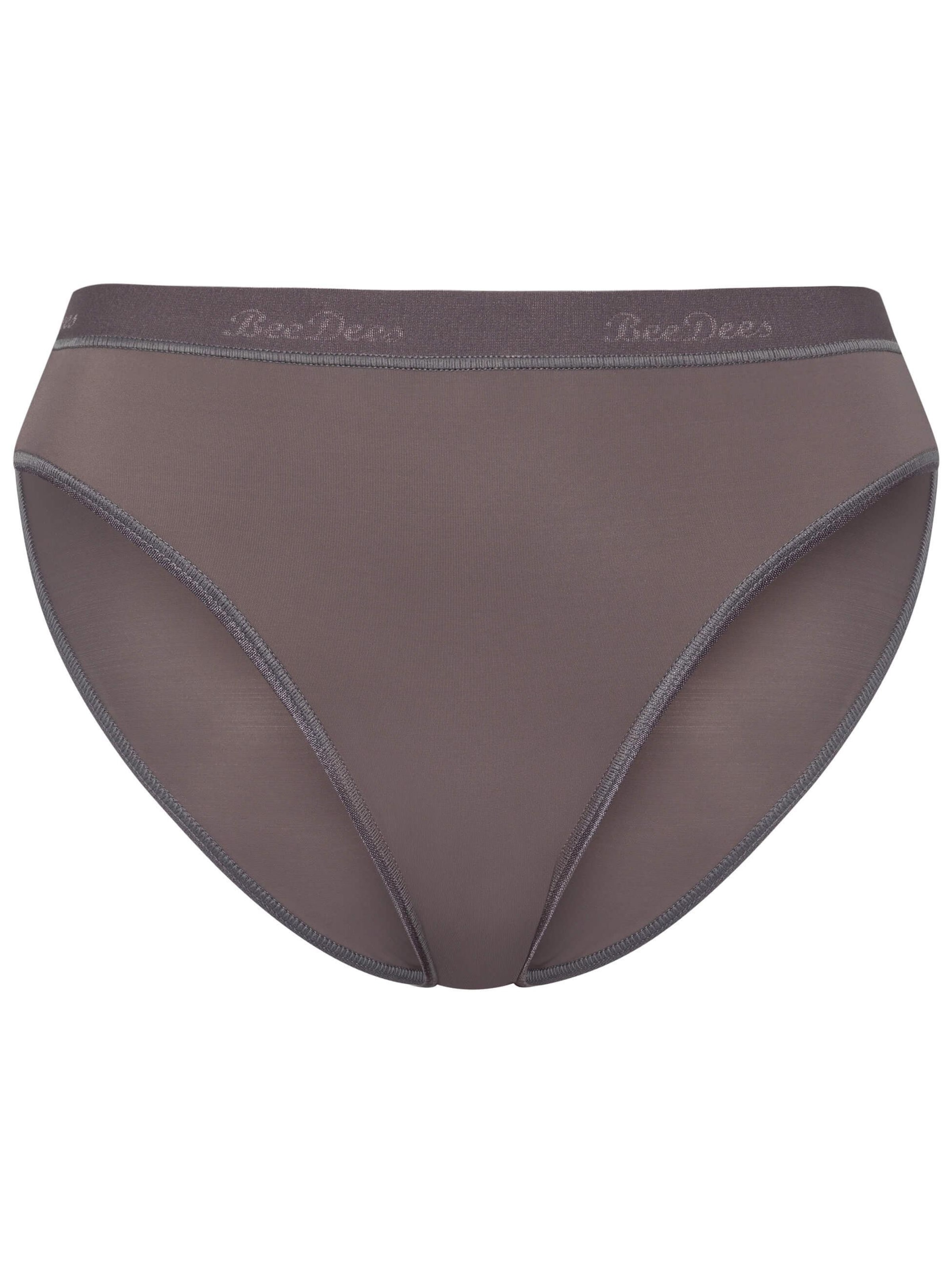 BeeDees Panty 'Slip Microfun Tai' in Grey: front