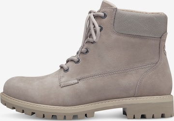 TAMARIS Lace-up bootie in Grey