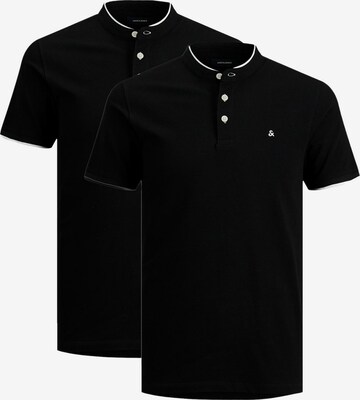 JACK & JONES Shirt 'Paulos Mao' in Black: front