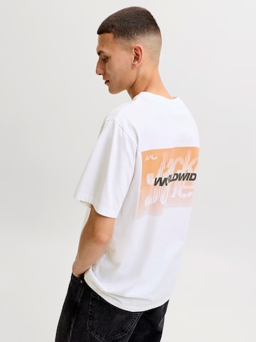 JACK & JONES Футболка 'JCOECHO' в Белый: спереди