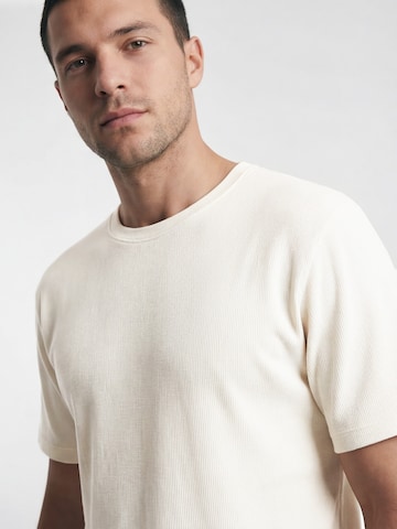 Antargo Shirt 'Waffle T-Shirt' in White