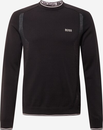 BOSS ATHLEISURE Džemperis 'Rovan', krāsa - melns / balts, Preces skats