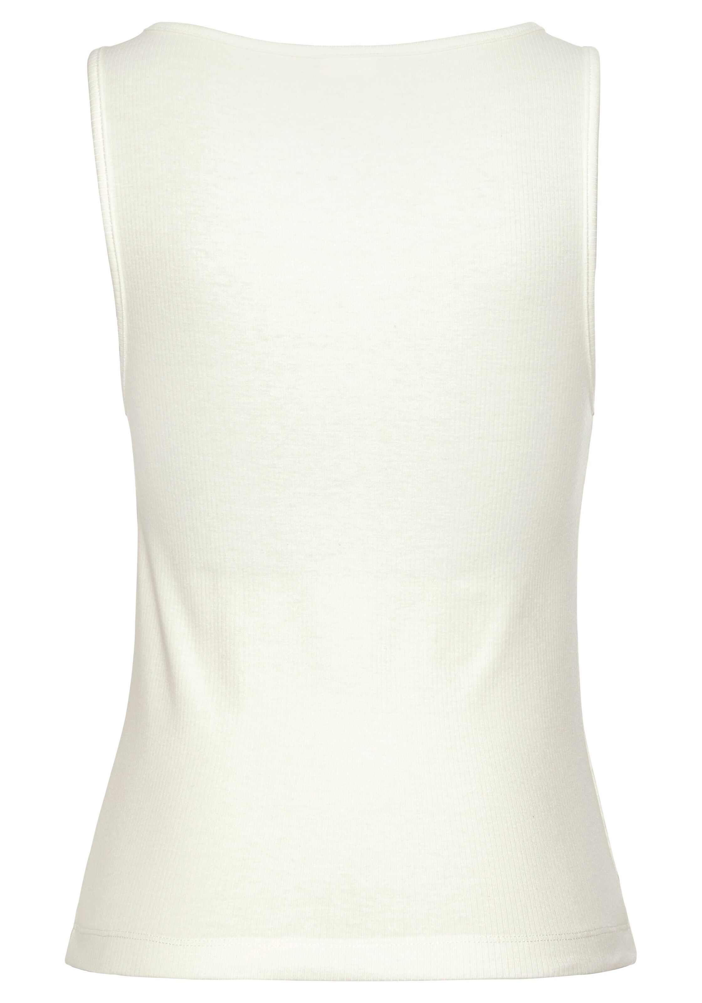 LASCANA Pyjamaoberteil in Weiß