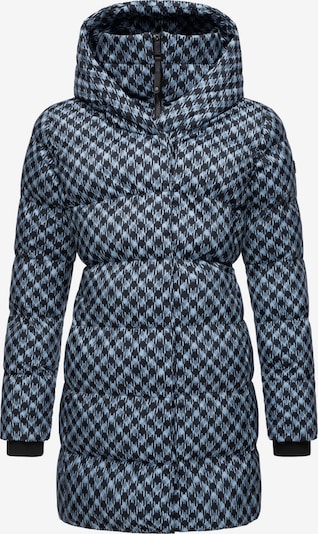 Žieminis paltas 'Niara' iš Ragwear, spalva – melsvai pilka / šviesiai mėlyna / juoda, Prekių apžvalga