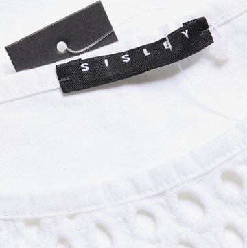 Sisley Ärmellose Bluse L in Weiß
