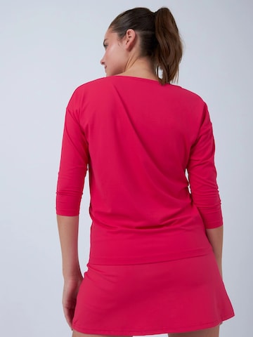 SPORTKIND Shirt '3/4 Loose Fit' in Pink