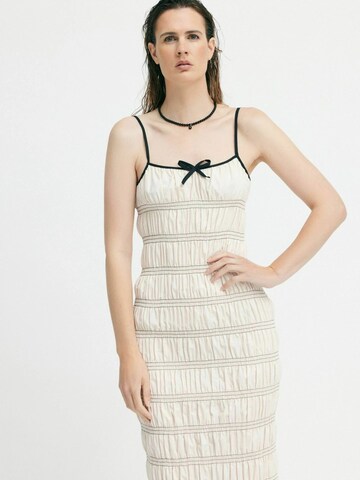 Robe ' BeauRS ' Résumé en beige