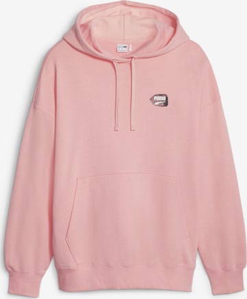 PUMA Athletic Sweatshirt 'DOWNTOWN' in Pink: front