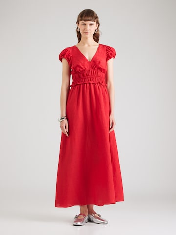 & Other Stories - Vestido en rojo: frente