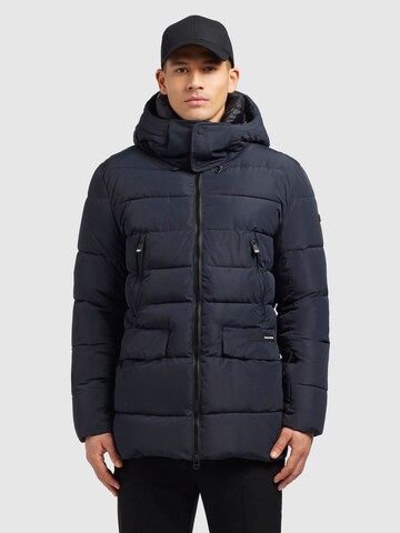 khujo Winter Jacket 'Zayn' in Blue: front