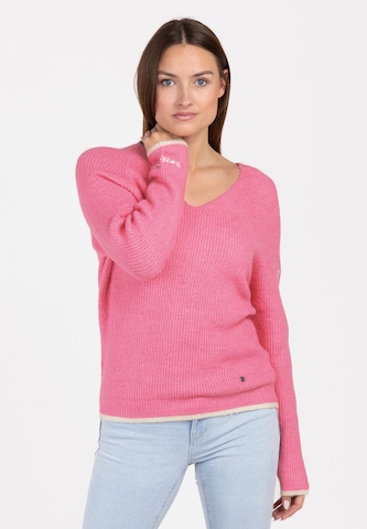 Key Largo Sweter 'Caro' w kolorze różowy: przód