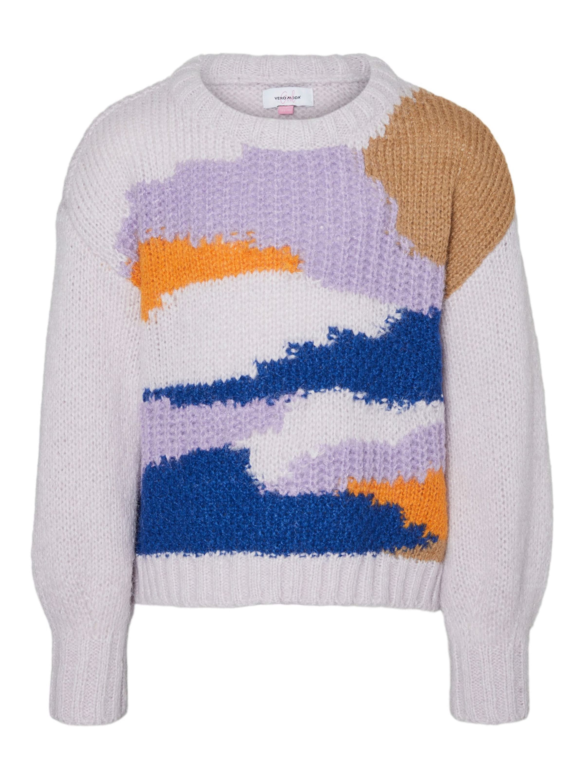 Vero Moda Girl Pullover 'Divine' i lilla: forside