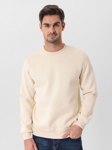 Jacey Quinn Pullover 'Edison' in Weiß: Vorderseite