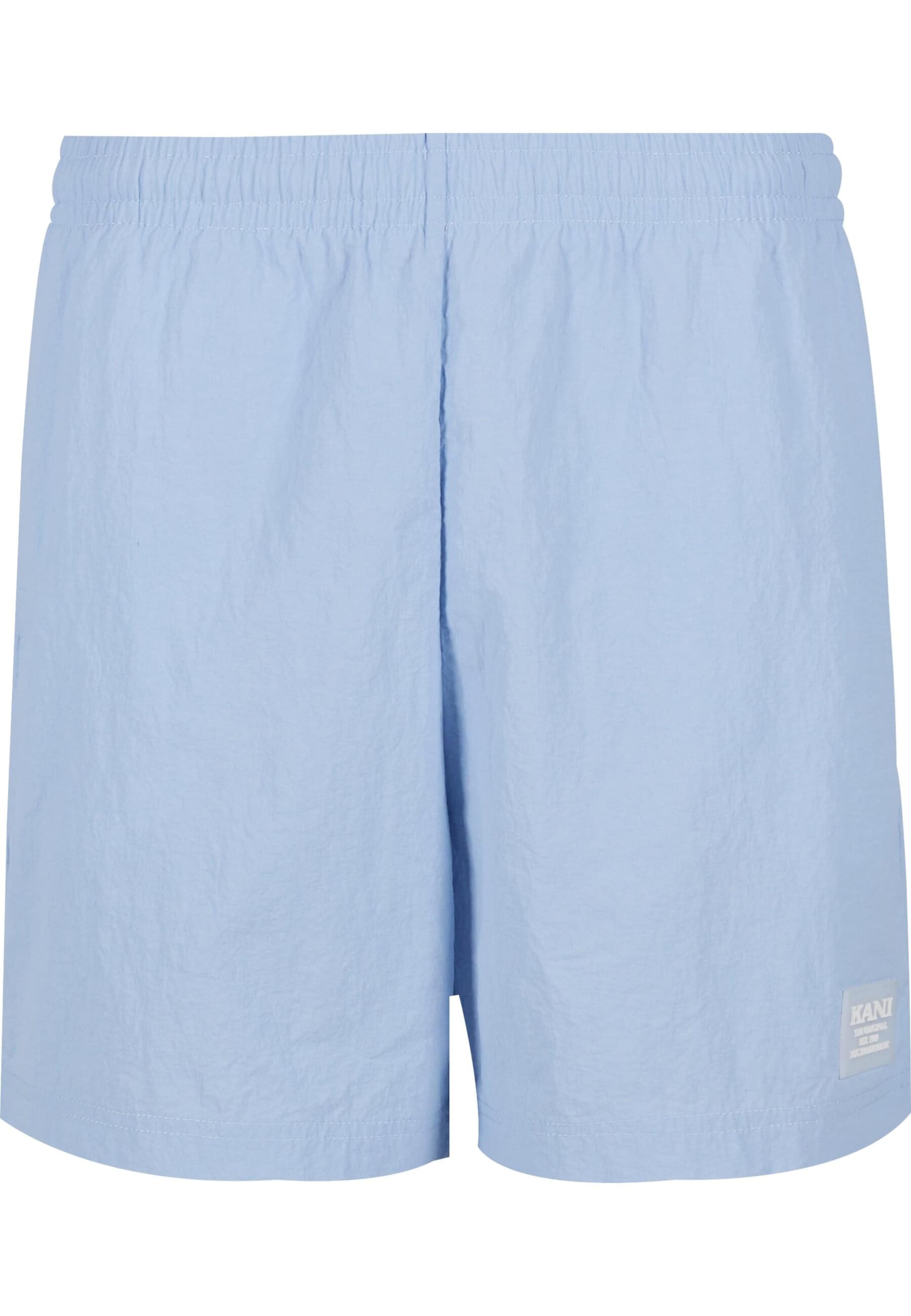 Karl Kani Plavecké šortky – modrá: přední strana