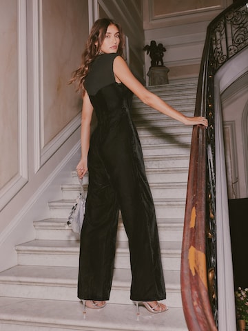 Tuta jumpsuit di love & roses in nero