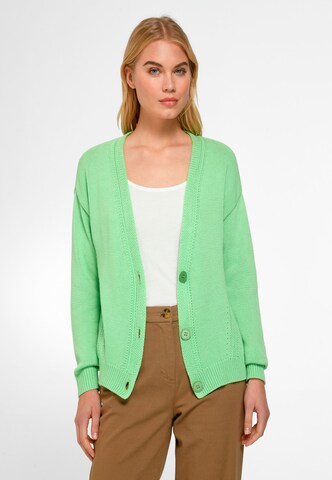 Uta Raasch Knit Cardigan in Green: front