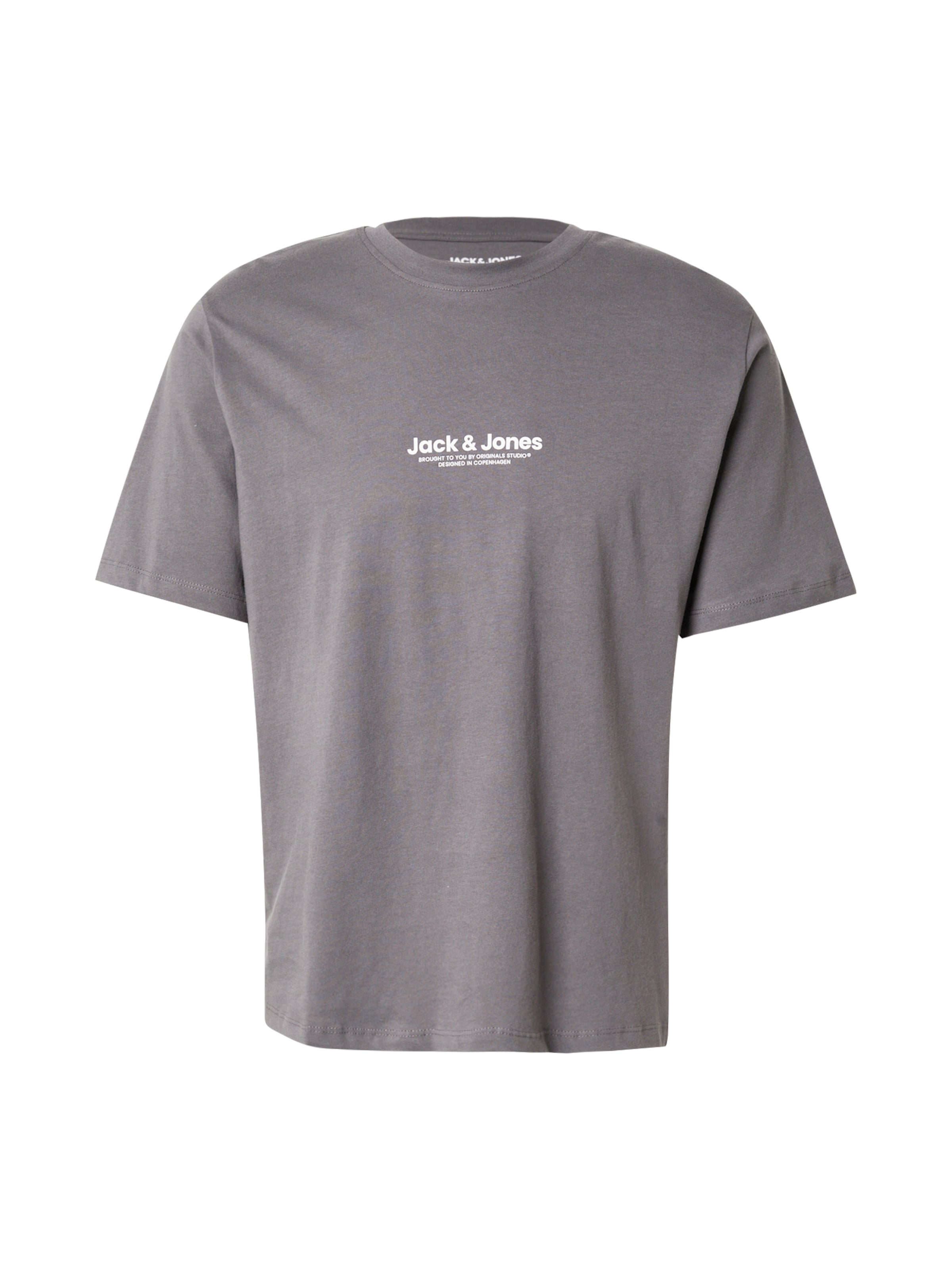 JACK & JONES Bluser & t-shirts 'JWHVESTERBRO' i grå: forside