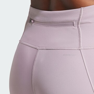 ADIDAS PERFORMANCE Skinny Workout Pants 'Ultimate' in Purple