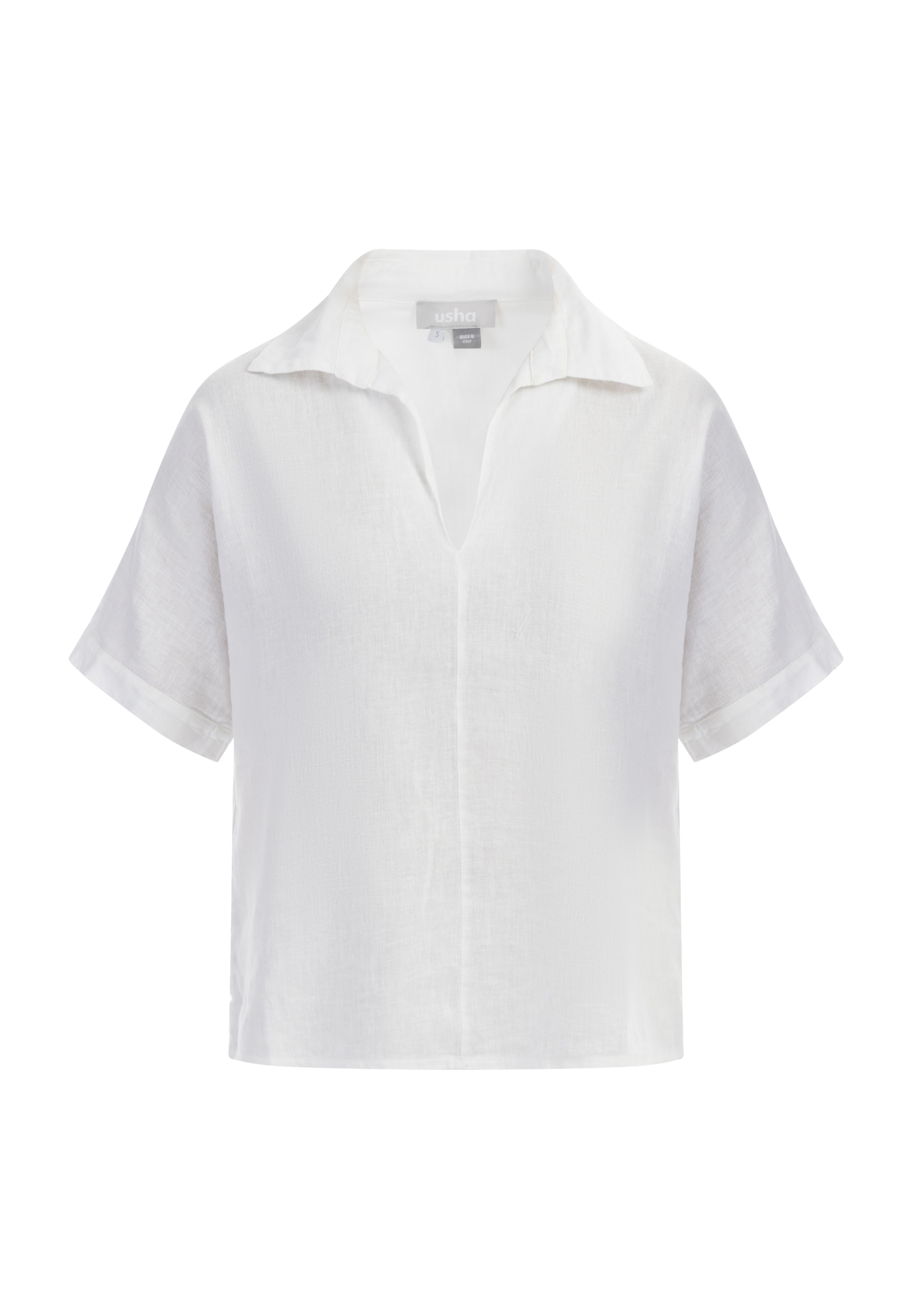 Usha - Blusa en blanco: frente